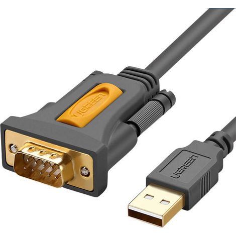 Câble USB vers DB9 RS-232 ugreen, 1 m (noir)