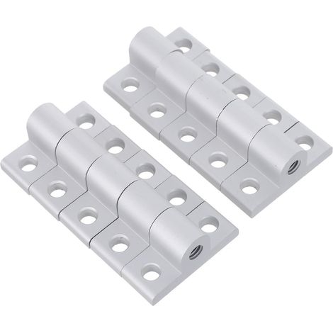 Équerres Fixes en Aluminium Robustes 10pcs pour Profilé Alu Plaque de Montage de Roulette, Stabilité Renforcée et Adaptées aux Projets de Mobilier DIY (1/5)