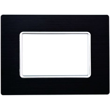 ETTROIT MT86410 Aluminiumplatte Solar Serie 4P Farbe Bronze, kompatibel mit Bticino Matix (1/2)