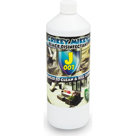Crikey Mikey J007 Black Disinfectant, Multi-Purpose Cleaner, 1 Litre