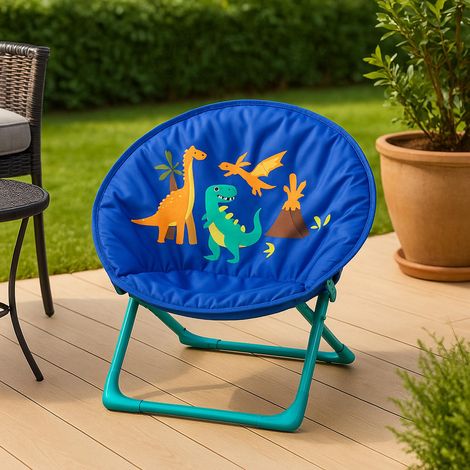 Faltbarer mondstuhl fur kinder mit tierdesign