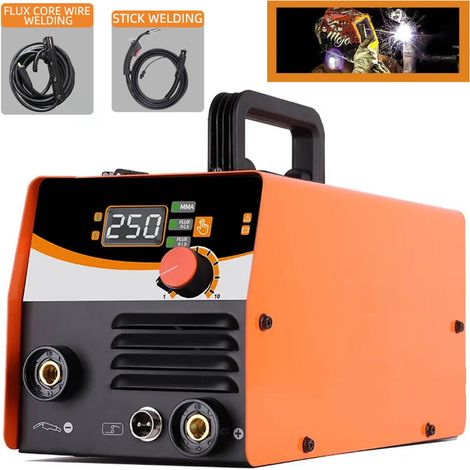 Trade Shop - Saldatrice Mig A Filo Continuo Senza Gas 120a Funzione Mma Per Bobina Da 1kg - (1/5)