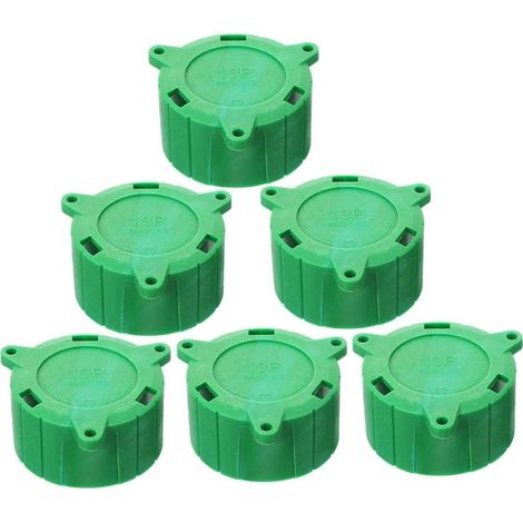 6-piece set with plug caps for multi-pin sockets, protective cover for trailer plugs, camping accessories, dustproof plug, easy and safe installation (1/5)