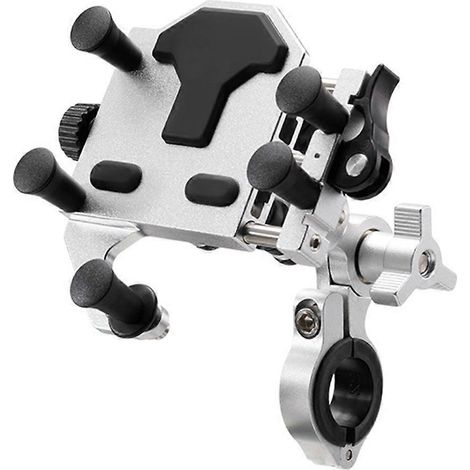 Support universel pour téléphone de moto/vélo électrique, antichoc, rotatif et réglable, support de navigation pour moto A (1/5)