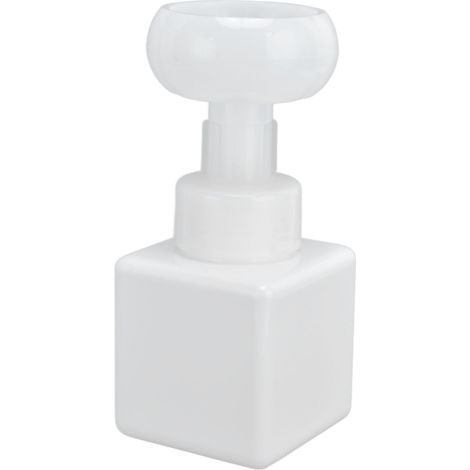 Flacon mousseur 250ml PETG pour cosmétiques - Bouteille carrée blanche distributeur de mousse