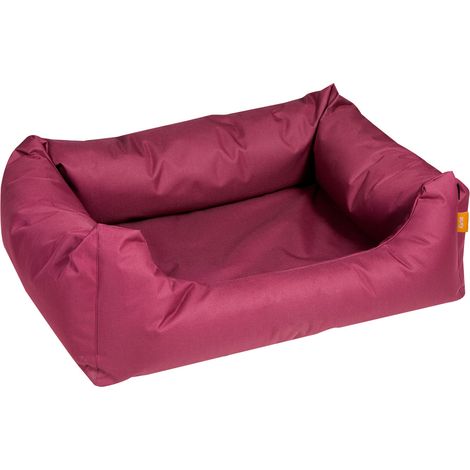 K del letto per cani, sogno quadrato, rosso scuro L: 100 cm AN: 80 cm a: 25 cm