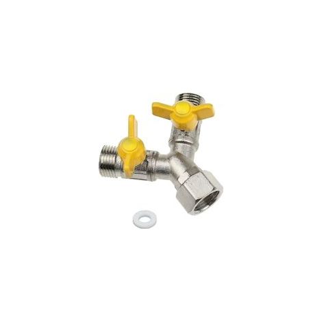 Messing-Schaltventil, 1/2-Zoll-Y-Verteiler, 3-Wege-Y-Verteiler