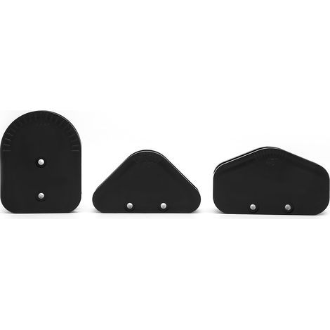 Housse de roue de secours en cuir PU universelle pour traxxas trx4 1/10 voiture RC, pièces de décoration type B (1/5)