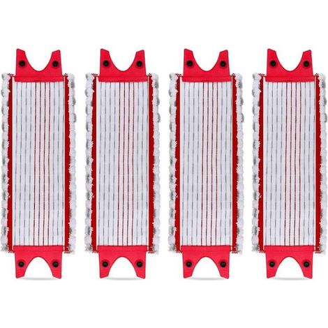 4er-Pack Ersatz-Mikrofaserpads für Vileda Easywring Ultramax/1-2 Spray (1/4)