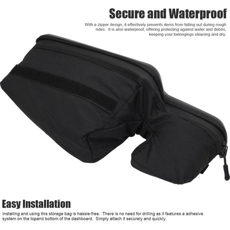 Sac de rangement pour tableau de bord UTV, organisateur d'outils Compatible avec General 1000/4 1000/XP 4 1000 2016-2024