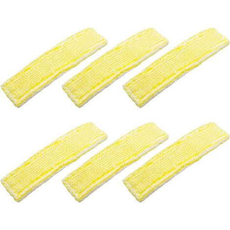 Apto para: escobillas limpiaparabrisas Kärcher WV2 y WV5 accesorios de limpieza de microfibra de repuesto paquete de 6