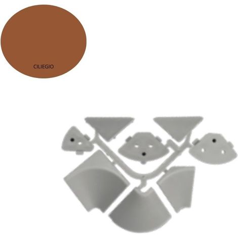 Accessori alzatina triangolare colore ciliegio (1/3)