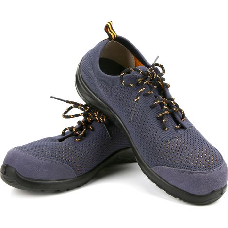 Chaussures de sécurité d'été basses, légères, stables, résistantes à la perforation et aux chocs, chaussures de protection pour hommes (43, 284 mm/11,2 po) (1/5)