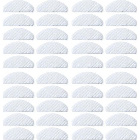Lot de 40 chiffons jetables pour aspirateur Ecovacs Deebot Ozmo T8 : lingettes de nettoyage et tampons de rechange (1/5)