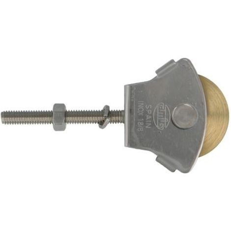 (25 u.) POLEA TENDEDOR LATON-INOX TUER
