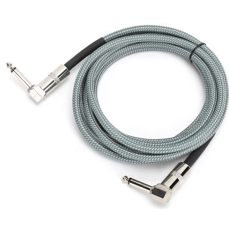 Câble de guitare JORINDO 6,35 mm (1/4 po) pour connexion audio, fil pour instrument de musique électrique, cordon de 3 m / 9,8 pi, JD6207