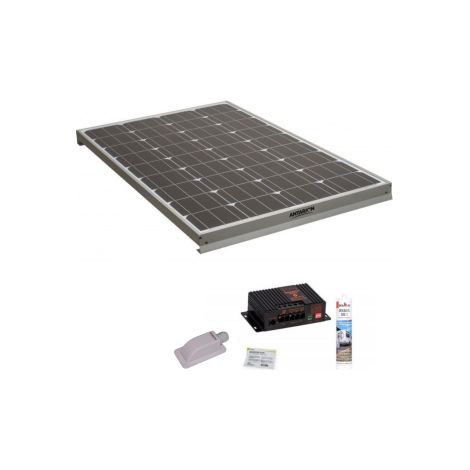 Pack ANTARION Panneau solaire 120W + Kit de pose solaire avec régulateur MPPT10A BLUETOOH