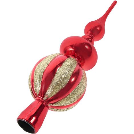 Décoration sphérique pour sapin de Noël en plastique (1/4)