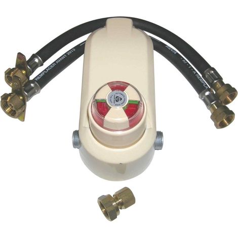 Favex – Coffret gaz 2 bouteilles propane avec inverseur automatique – 2 lyres 35cm – Raccord femelle 20x150 olive diamètre 8 – Pour caravane et camping-car