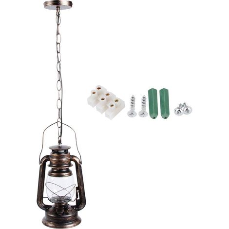 Lanterne rétro, luminaire extérieur haute luminosité et résistant au vieillissement, adapté à la cuisine, aux cafés, aux bars, aux salons et aux couloirs