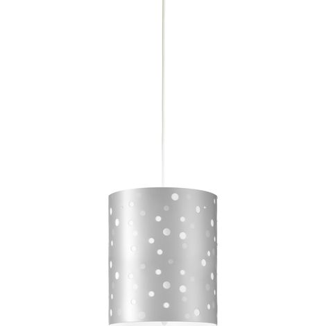 Sospensione Moderna Pois Polilux ® Argento 1 Luce E27 D27Cm (1/2)