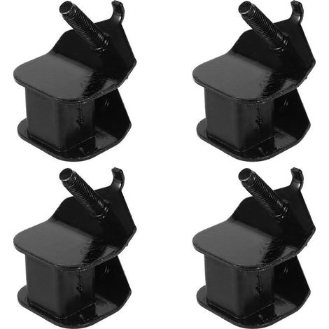 Set of 4 rubber anti-vibration mounts for 2-3 kW diesel generators, reinforced iron shock absorbers, solid mounting bases for noise reduction and stability (1/5)