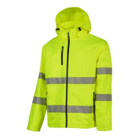 U-Power HL375YF Parka tecnico yellow fluo - 4XL