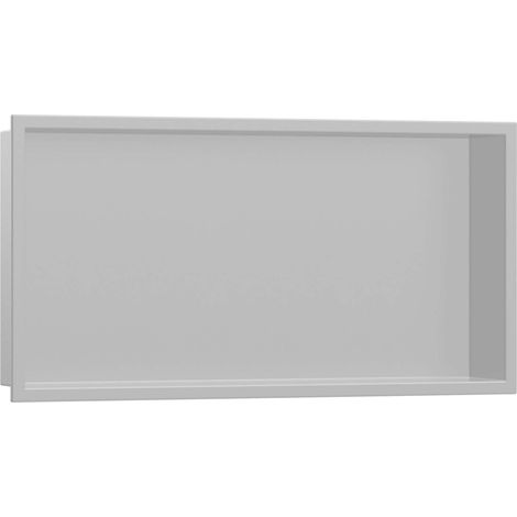 Hansgrohe XtraStoris Original - Hornacina de pared con marco, 30x60x10 cm, gris hormigón 56064380 (1/3)