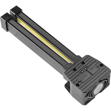 Tragbare ABS-Arbeitsleuchte mit starkem Magneten, wiederaufladbare 1200-mAh-Taschenlampe, ideal für Fahrzeuginspektionen und Outdoor-Aktivitäten (mehrfarbig). (1/5)