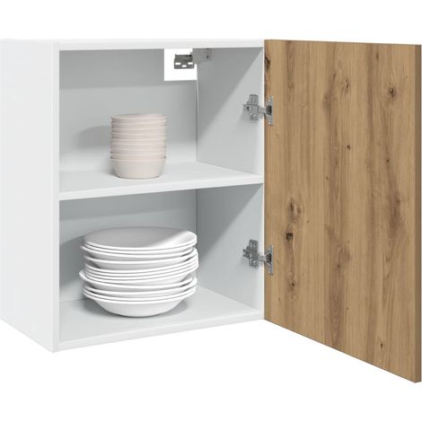 vidaXL Mobile Pensile “Lyon” Rovere Artigianale 50x31x60 cm