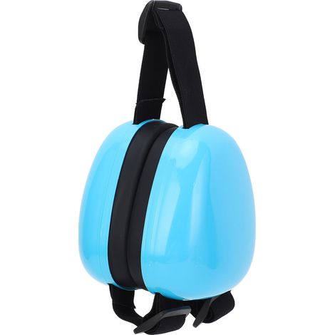 Casque antibruit pour chien, confortable, réglable et léger, bleu. (1/5)