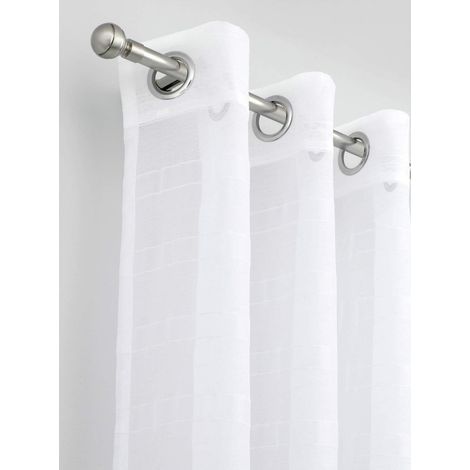 50 Stück Gardinenösenringe, Kunststoff-Innenringe, 40 mm Durchmesser, DIY-Ringe für Fenstergardinen, Dusche, Ankleidezimmer, Tür (Silber) (1/4)