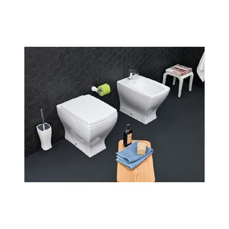 Sanitari Jazz filomuro cm. 54x36 con sedile avvolgente softclose (1/3)