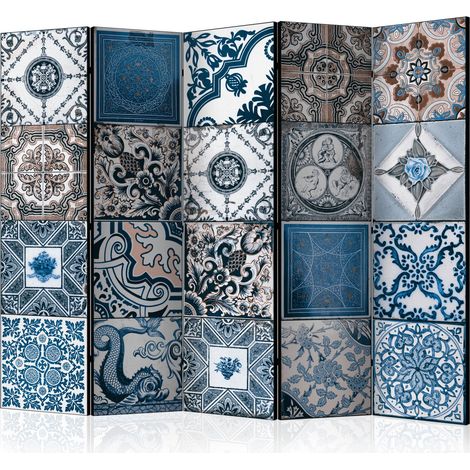Paravento - Blue Arabesque II [Room Dividers] - 225x172 (1/4)