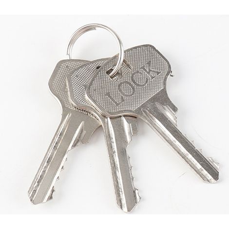 Serrure à trois barres, serrure à trois colonnes, serrure de porte en alliage d'aluminium et acier plastique, serrure sphérique pour porte de maison préfabriquée, serrure à bille à trois barres. (1/5)