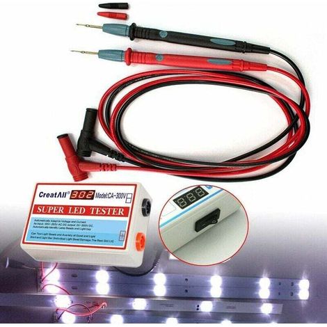 Testeur de rétroéclairage TV LCD LED, réglage du Courant et de la Tension Outil de Maintenance de Sortie 0-300 V, avec Une Paire de sondes de Test