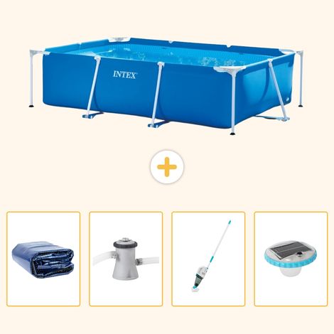 Intex Piscine Tubulaire Rectangulaire - 260x160x65 cm - 5-pièces S81 (1/5)