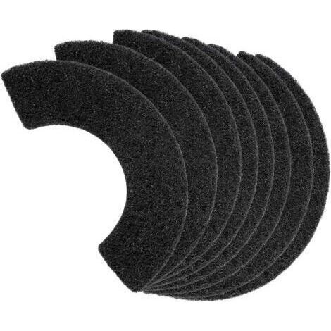 Lot de 8 filtres à charbon compatibles avec Litter-Robot 4, filtres à charbon actif de rechange pour bac à litière, épais et durable, élimine les odeurs et contrôle l'humidité sur le corps de l'animal (1/4)