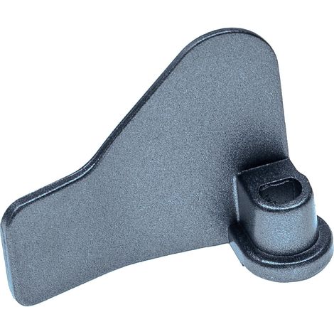 vhbw Dough Hook compatible with DeLonghi DBM450 Bread-Maker - Mixing Paddle, 6.2 x 4 cm, Aluminium Alloy Grey