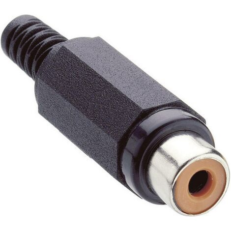 Cinch/RCA femelle, droit Lumberg XKTO 1-BK Nombre de pôles: 2 noir 1 pc(s) (1/3)