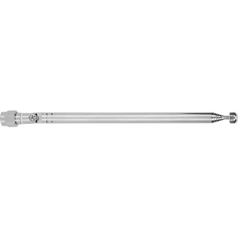 Antenne télescopique avec connecteur SMA (alliage d'argent) pour communication radio LimeSDR (40 MHz–6 Gbit/s) (1/5)