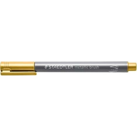 Marker Metallic Brush Oro Staedtler X10