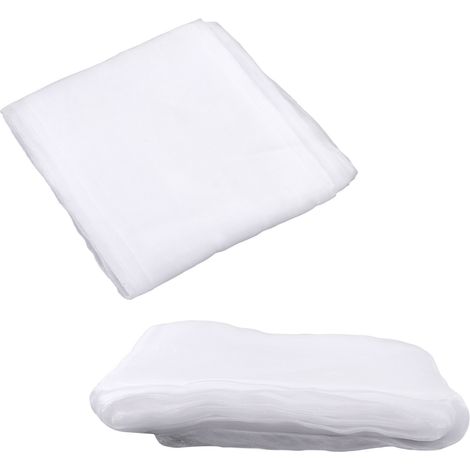 Filet de protection pour plantes en polyéthylène blanc, 3 x 3 mètres, imperméable, respirant et à bonne aération, servant également de protection contre les oiseaux. (1/5)