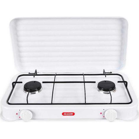 COCINA 2 FUEGOS GAS C/TAPA