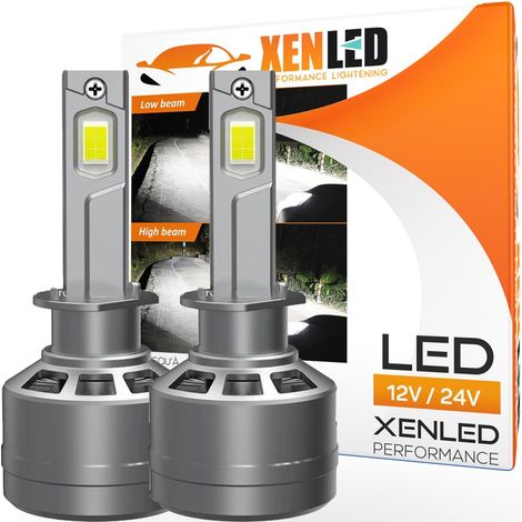 Kit Ampoules LED H1 FALCON7 130W - 14.000LMS RÉELS - SPÉCIAL FEUX DE ROUTE - 9-32V VOITURE ET CAMION CANBUS (1/5)