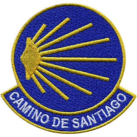 Parche Camino de Santiago - Autoadhesivo - Parche/Insignia/Emblema Bordado