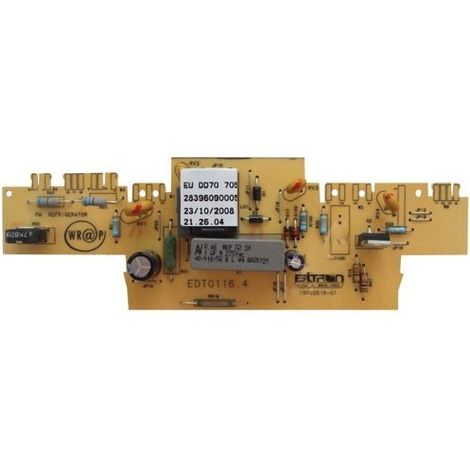 CARTE THERMOSTAT ELECTRONIQUE ETD01 POUR REFRIGERATEUR ARISTON - INDESIT - SCHOLTES