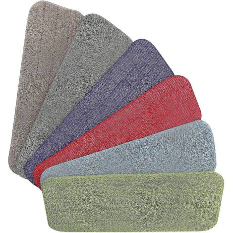Lot de 6 lingettes de rechange pour balai à franges, 42 x 14 cm, compatibles avec les balais à franges à pulvérisation. (1/3)