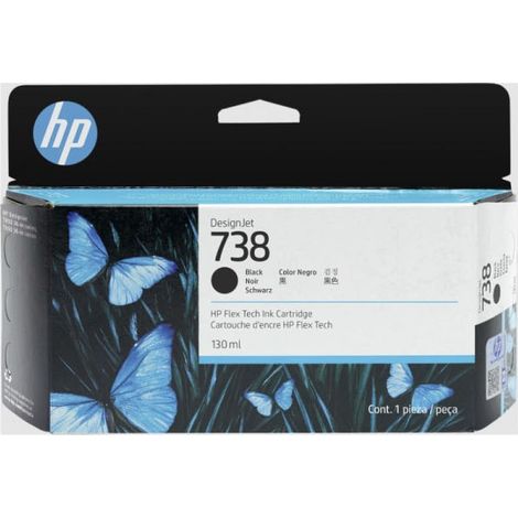 Hp 738 130-ML Black DESIGNJET Ink