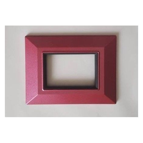 Trade Shop - PLATTE PLATTE PLATTEN KOMPATIBEL FÜR AXOLUTE BTICINO SERIE FARBIG SQ - Metallic-Rosa